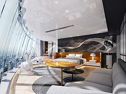 效果图：iseya hotel 天府广场店（客房部分）