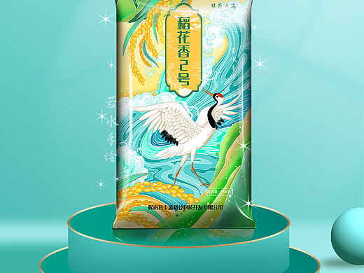 原创古风大米包装设计