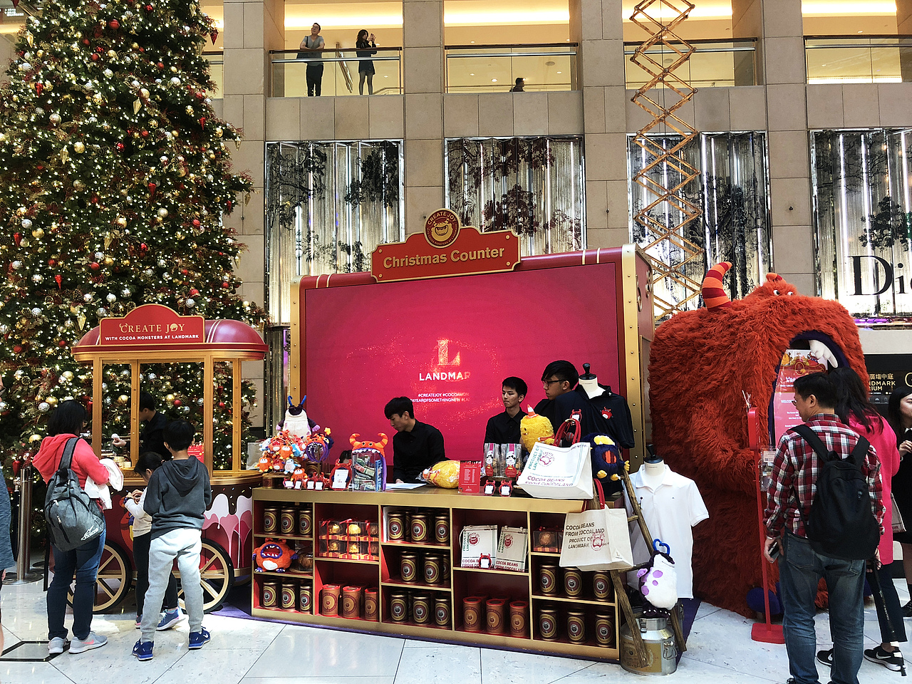 圣诞美陈(香港置地广场)