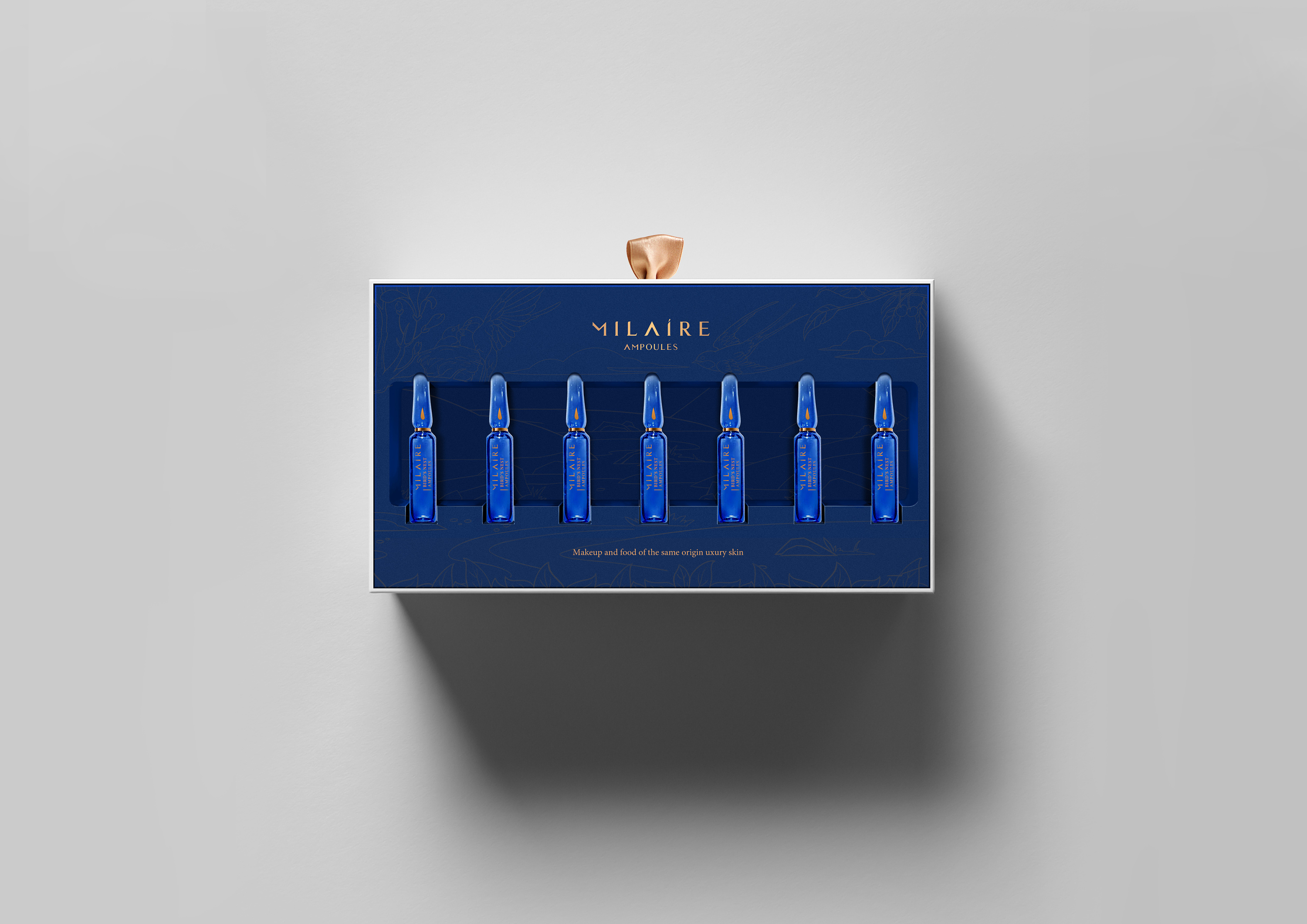 马来西亚【milaire】安瓶化妆品包装设计