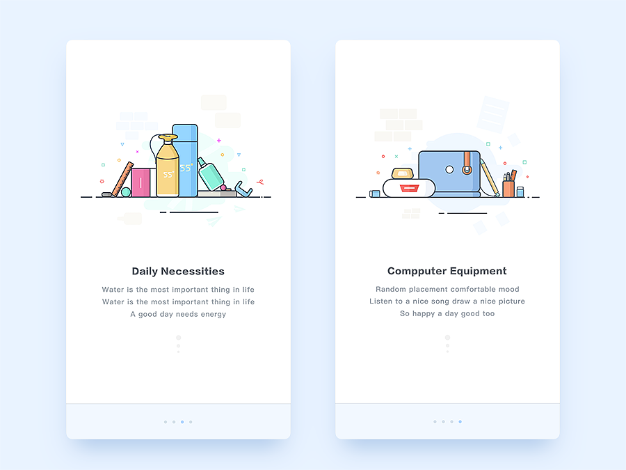 近期dribbble练习作品整理