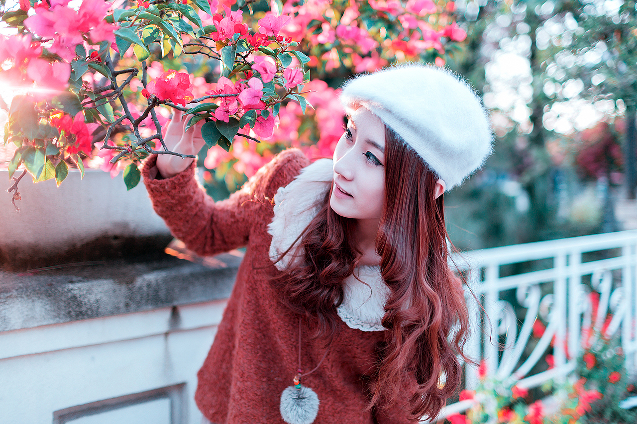 花与少女（图ZMTM2OTc2NTY0） - 人像摄影 - 站酷设计师摄影师小森原创素材 - 站酷ZCOOL