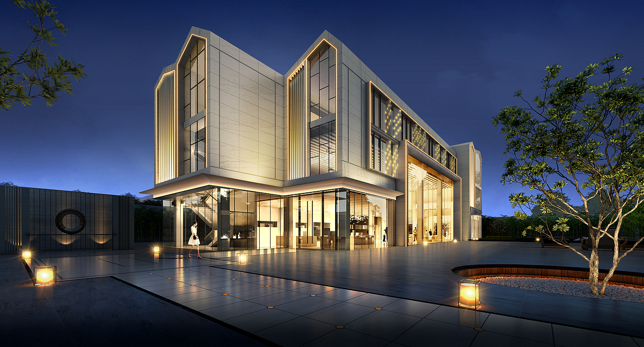 夜景照明效果图整理