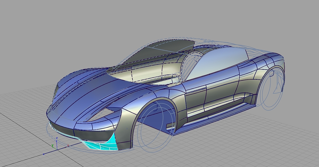 Porsche-Mission-E纯效果图Alias建模教程（图ZOTM3OTYxNDg=） - 机械/交通 - 站酷设计师Adleyou原创素材 - 站酷ZCOOL