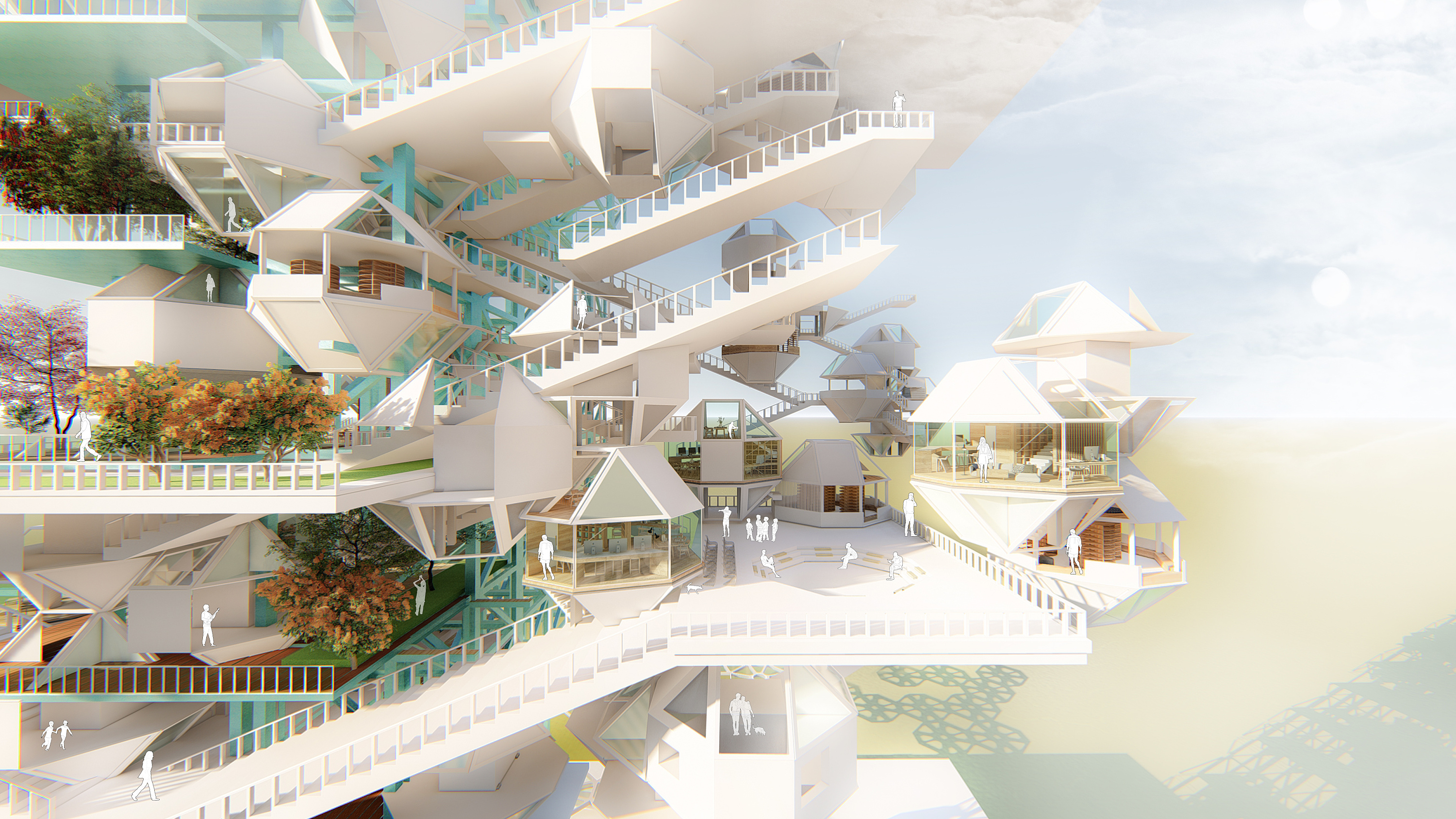 《办公泡泡》|空间|建筑设计|郑克旭kc - 原创作品 - 站酷 (zcool)