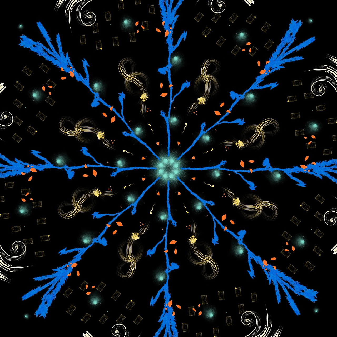 丝巾图案设计（图ZMjcyNjY2NDYw） - 图案 - 站酷设计师黑月NING原创素材 - 站酷ZCOOL