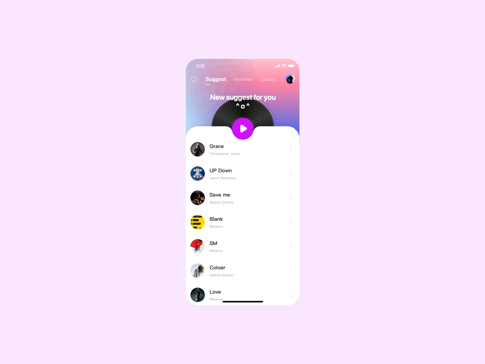 M.usic 音乐APP概念设计(图ZMjA3NTkwMDY0) - APP界面 - 站酷设计师短尾Joy原创素材 - 站酷ZCOOL