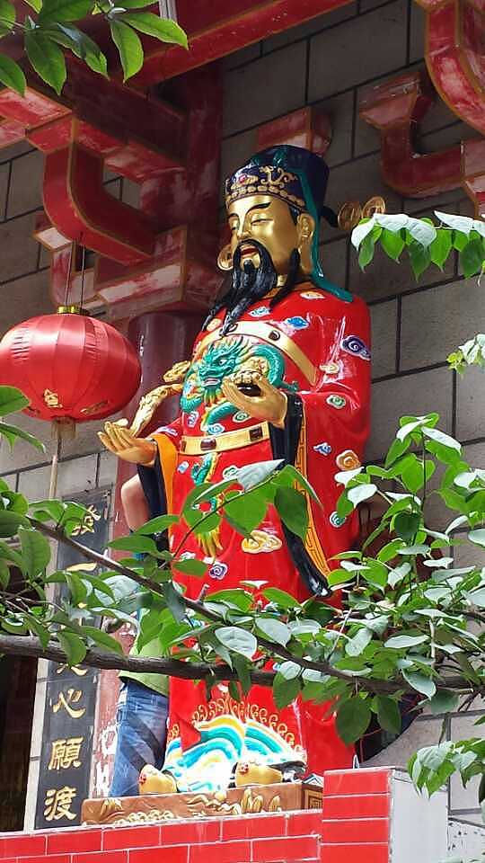 重新修缮文武财神（图ZMjI0OTE2MjU2） - 工艺品设计 - 站酷设计师墨鱼壁画工作室原创素材 - 站酷ZCOOL