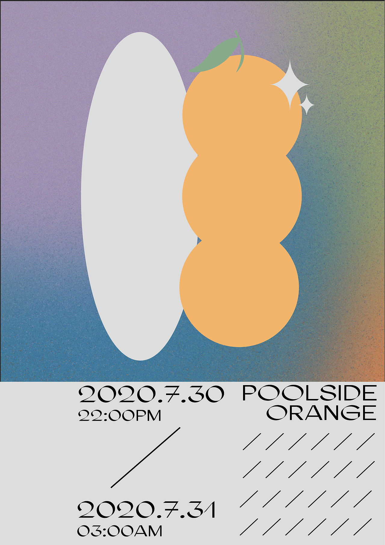 POOLSIDE ORANGE（图ZMjQyMzE2NTIw） - 海报 - 站酷设计师Xinbei_Liang原创素材 - 站酷ZCOOL