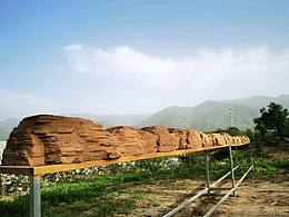 皇帝陵墓城墙遗址微缩模型