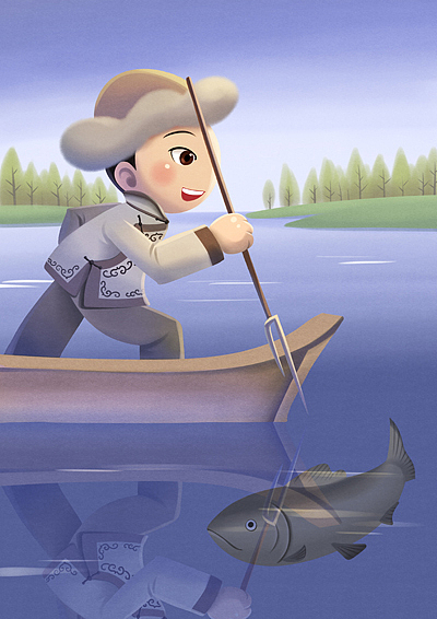 少數(shù)民族插畫 1（圖ZODkxNTU2MDA=） - 創(chuàng)作習(xí)作 - 站酷設(shè)計(jì)師烏蘭鐵木1993原創(chuàng)素材 - 站酷ZCOOL