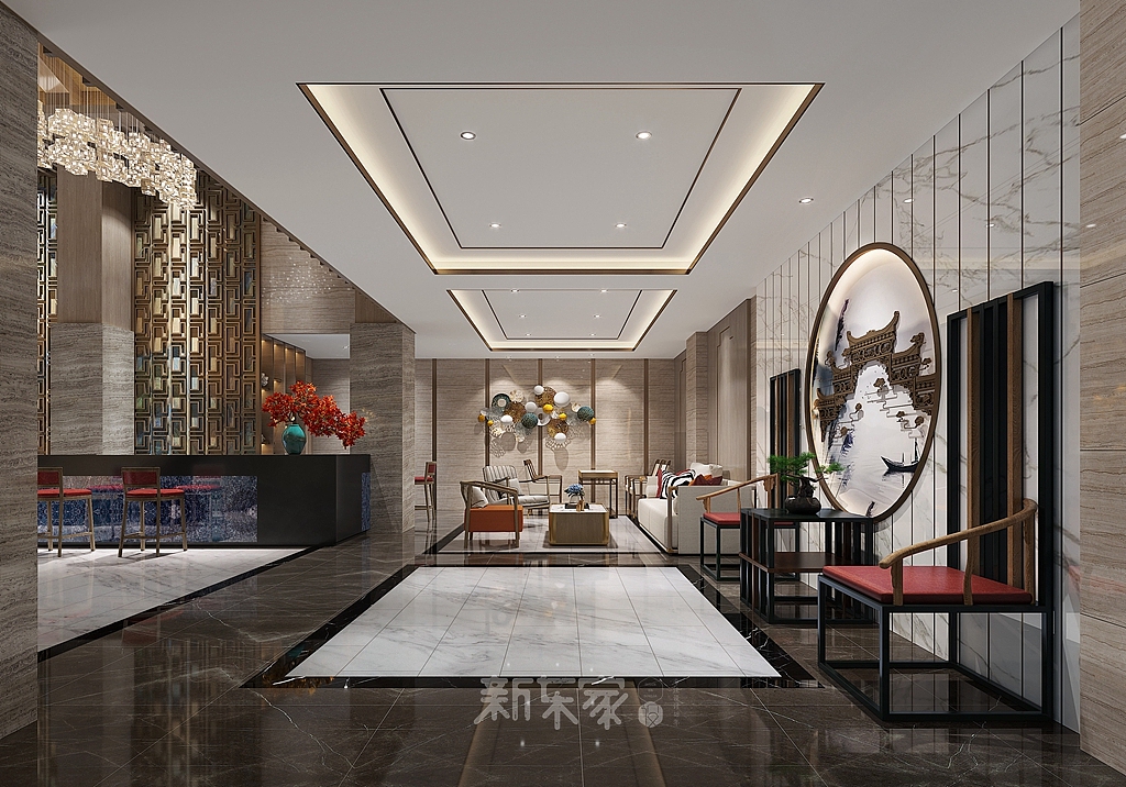 云南昭通彝良轻奢新中式珙桐大酒店设计（图ZMTgyMDQ0NDEy） - 家装设计 - 站酷设计师88成都酒店设计原创素材 - 站酷ZCOOL