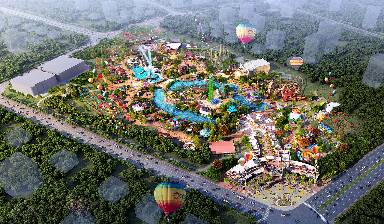 西安乐华欢乐世界主题公园设计方案