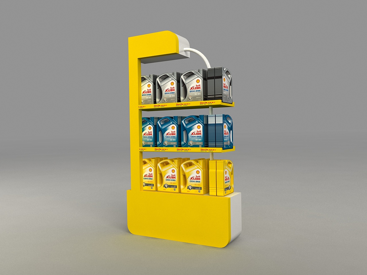 壳牌汽车润滑油展架