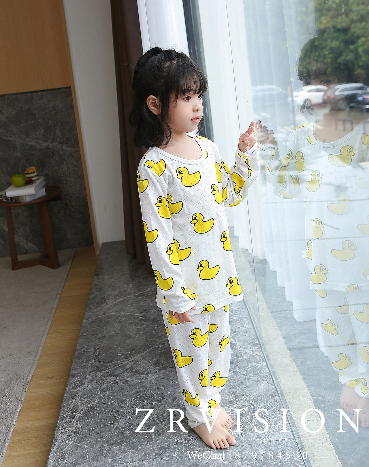 男女儿童模童装模特家居服睡衣拍摄拍照摄影图片