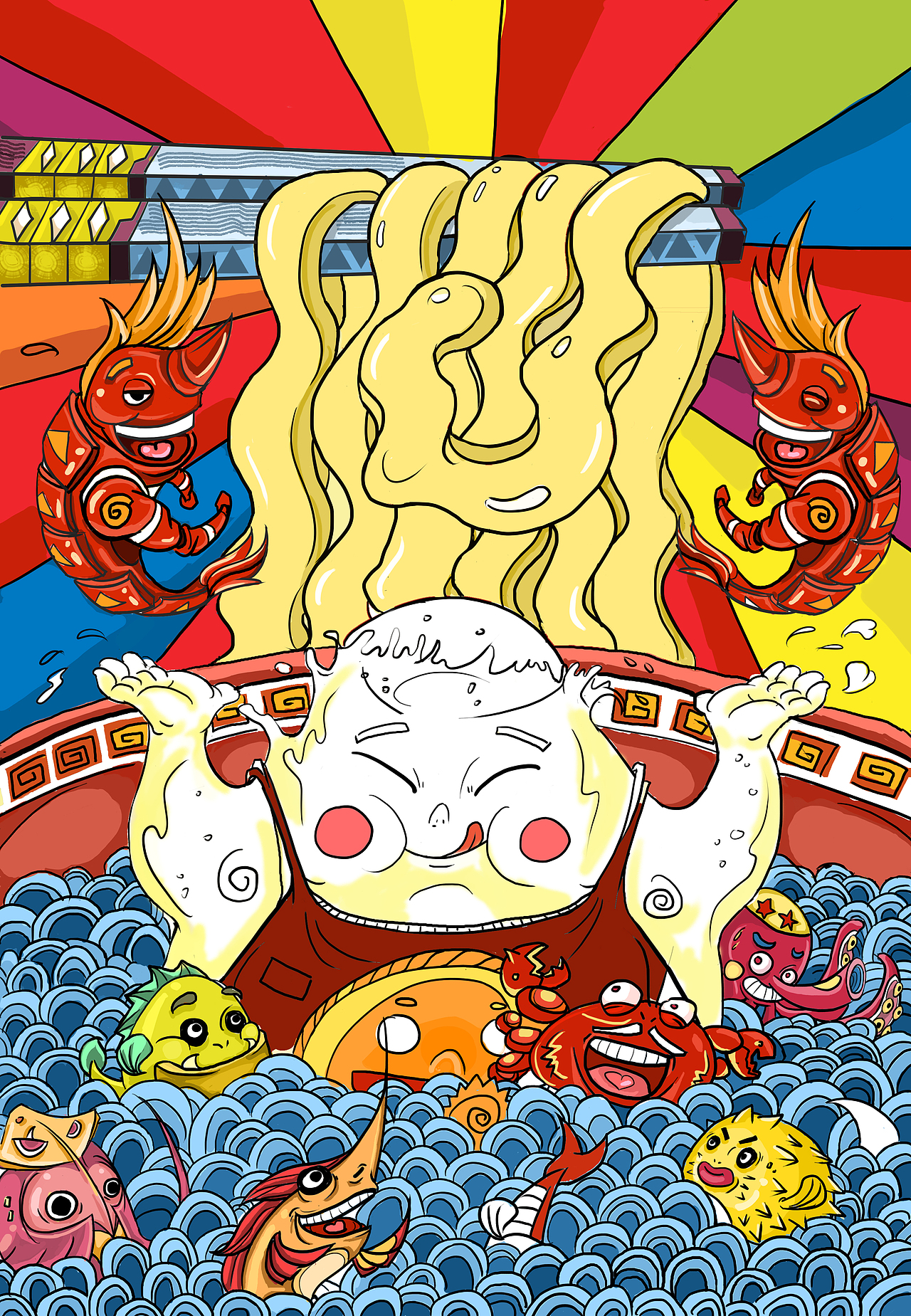 插画平日作品（图ZNTUyODc2NzI=） - 新锐潮流插画 - 站酷设计师NG恩击原创素材 - 站酷ZCOOL