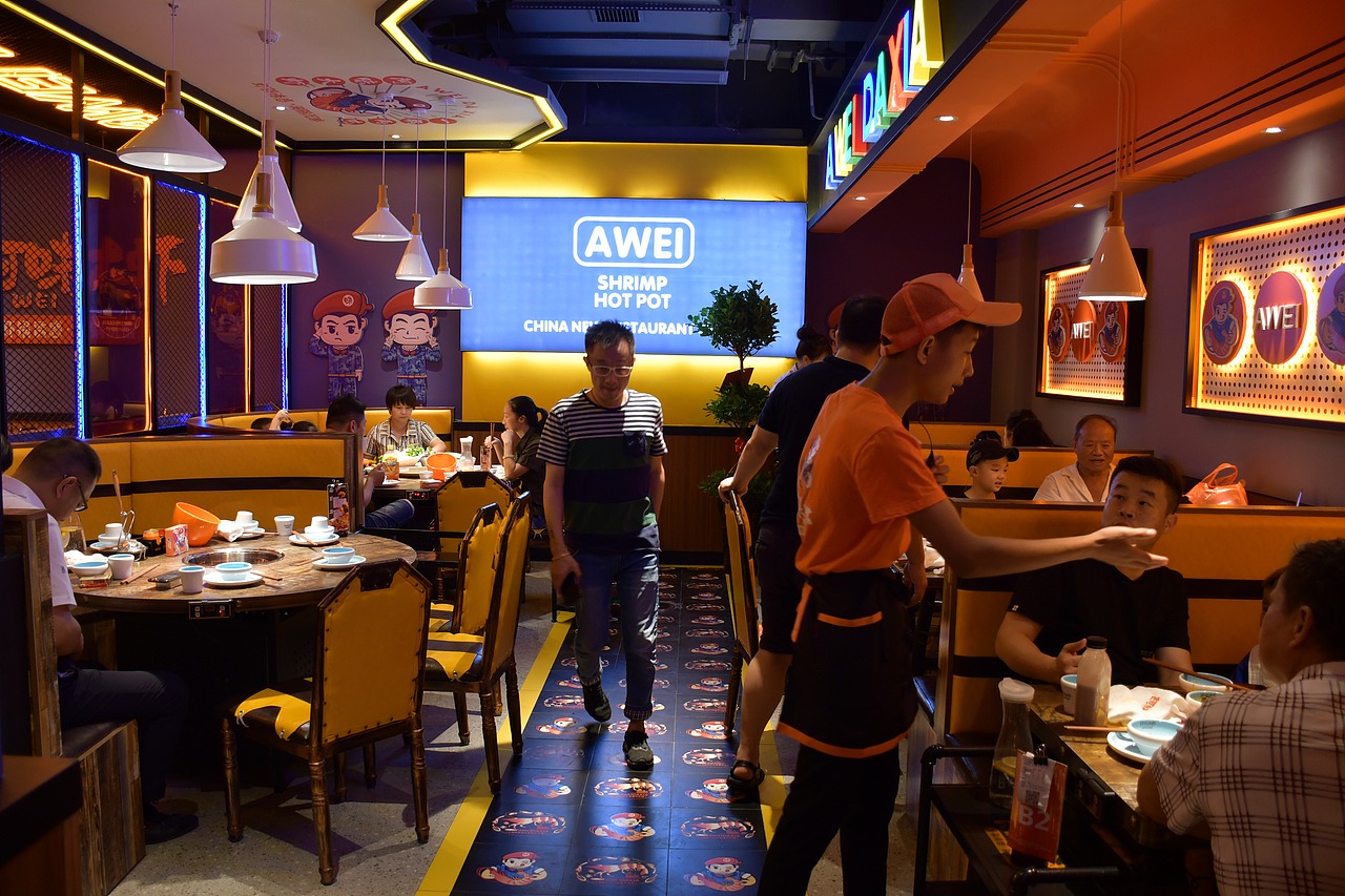 成雄海餐饮旗下阿味大虾火锅连锁品牌店面用餐纪录