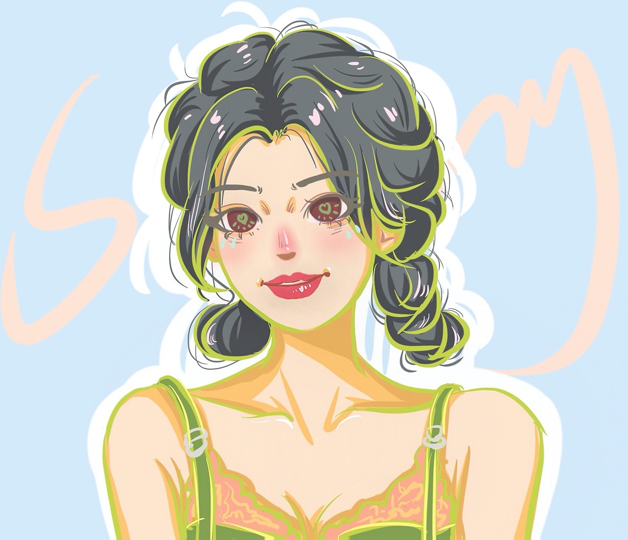 一组卡通人物的小脑袋