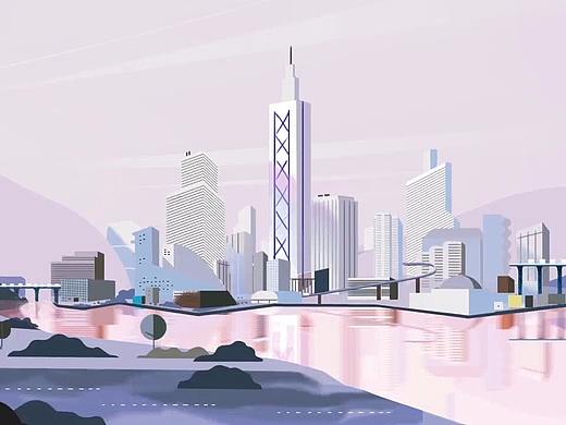 手绘城市