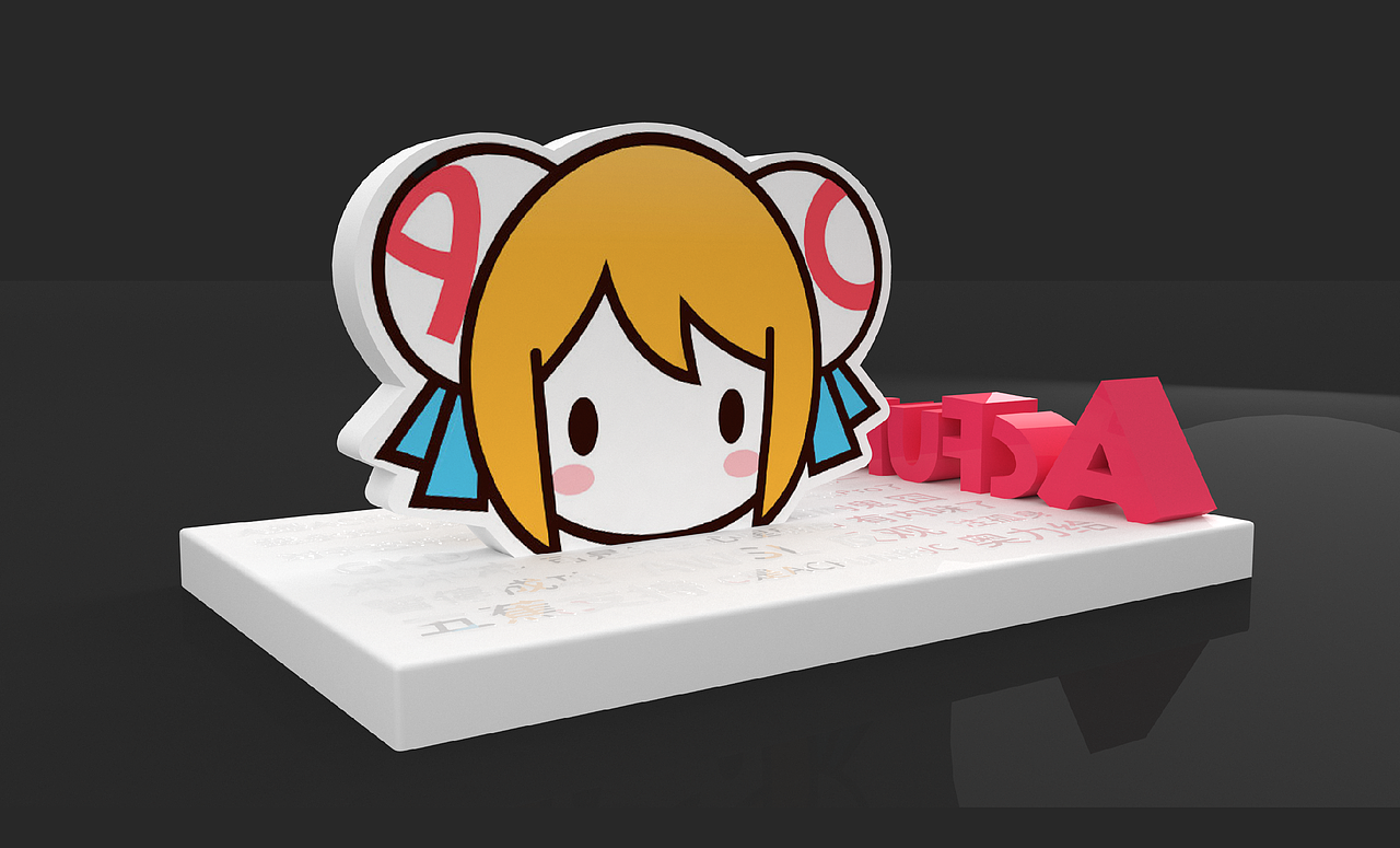 ACfun可拆卸手機(jī)支架AC娘桌面擺件摸魚（圖ZMjAxOTA3NTEy） - 生活用品 - 站酷設(shè)計(jì)師hmdswyc原創(chuàng)素材 - 站酷ZCOOL