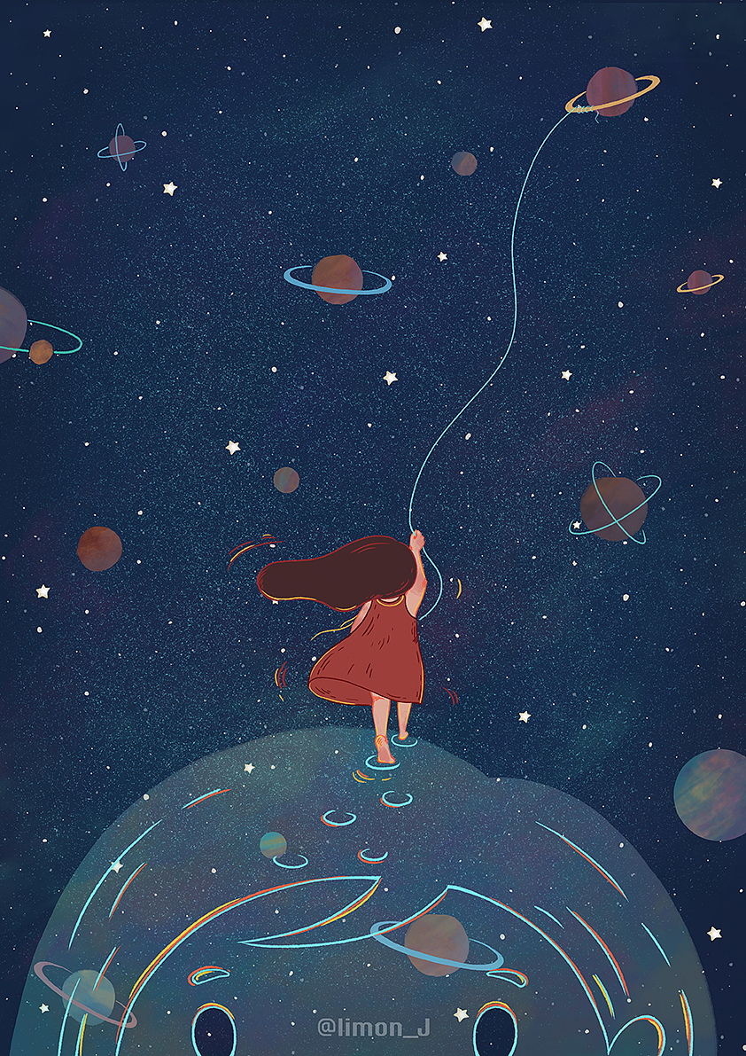 周绘。遨游外太空(图ZMTExMDg0NzEy) - 创作习作 - 站酷设计师杜_鹃原创素材 - 站酷ZCOOL