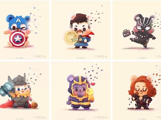 仓鼠版漫威英雄