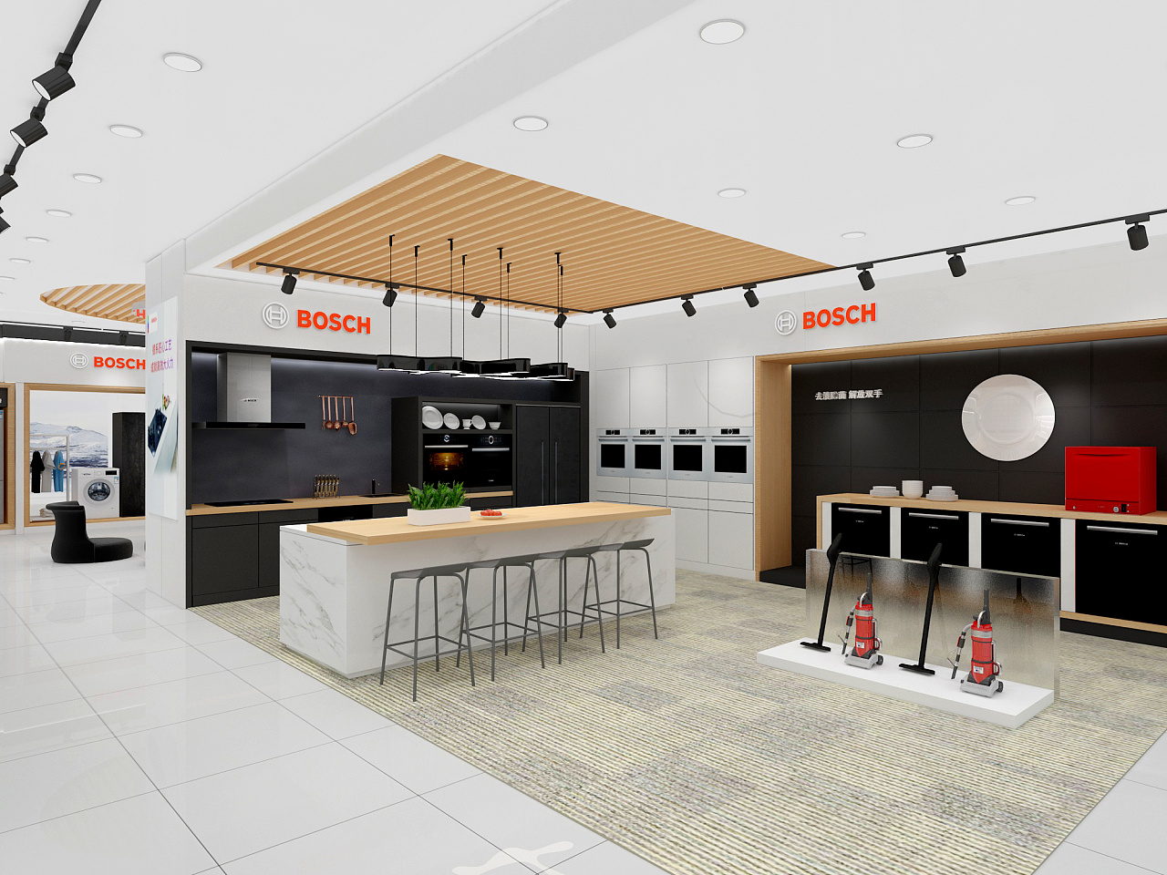 博世专卖店效果图