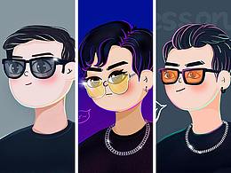 手繪插畫人物 照片轉(zhuǎn)卡通手繪