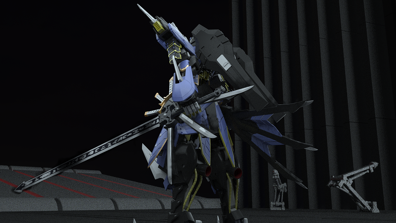 高达|伊达政宗gk模型展示动画