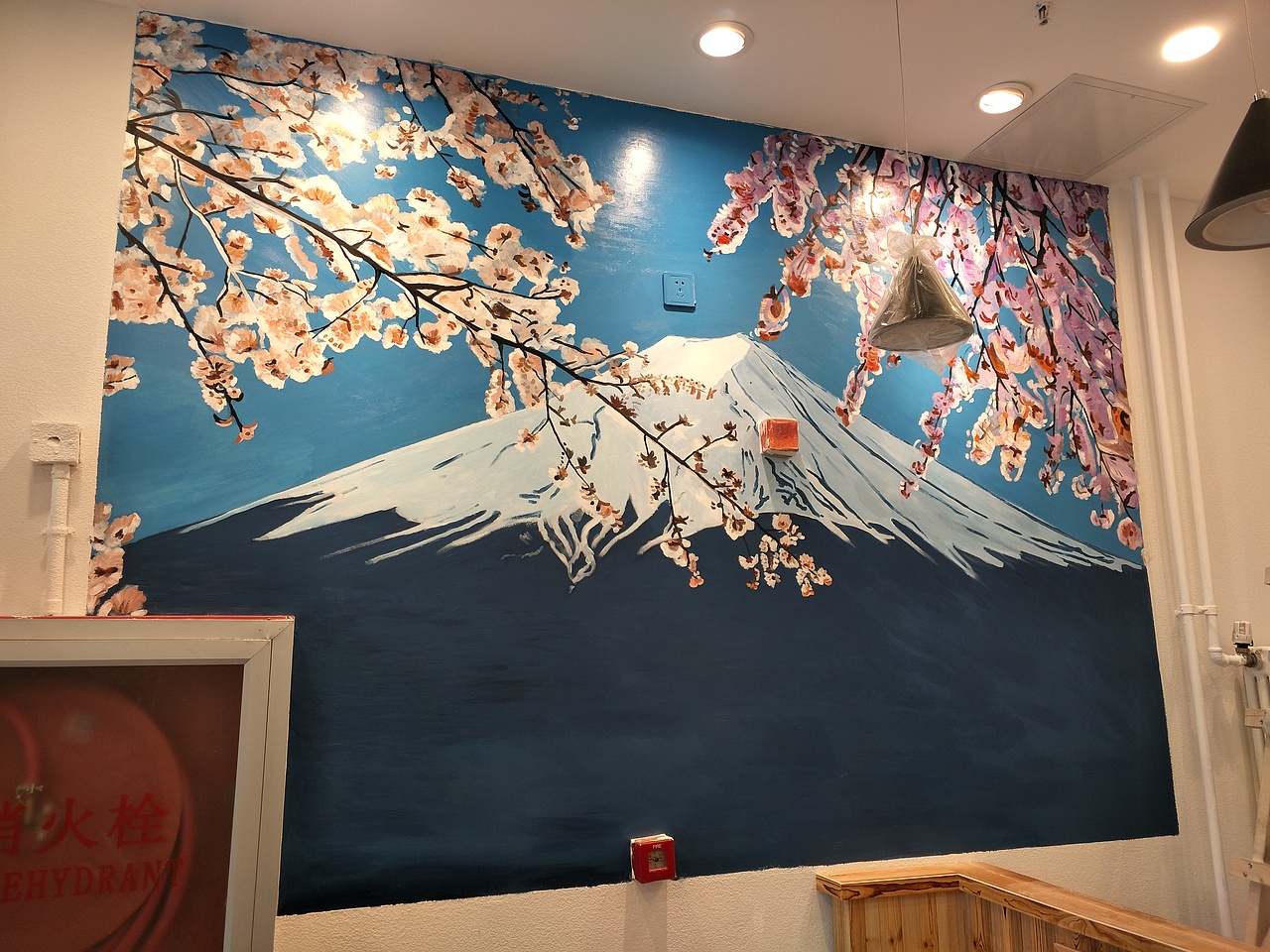 通州万达金街『河风』寿司店手绘墙