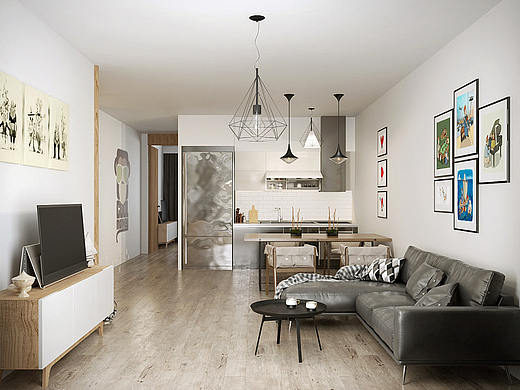 重庆北欧风格装修案例_重庆北欧风格效果图_cq象田装饰