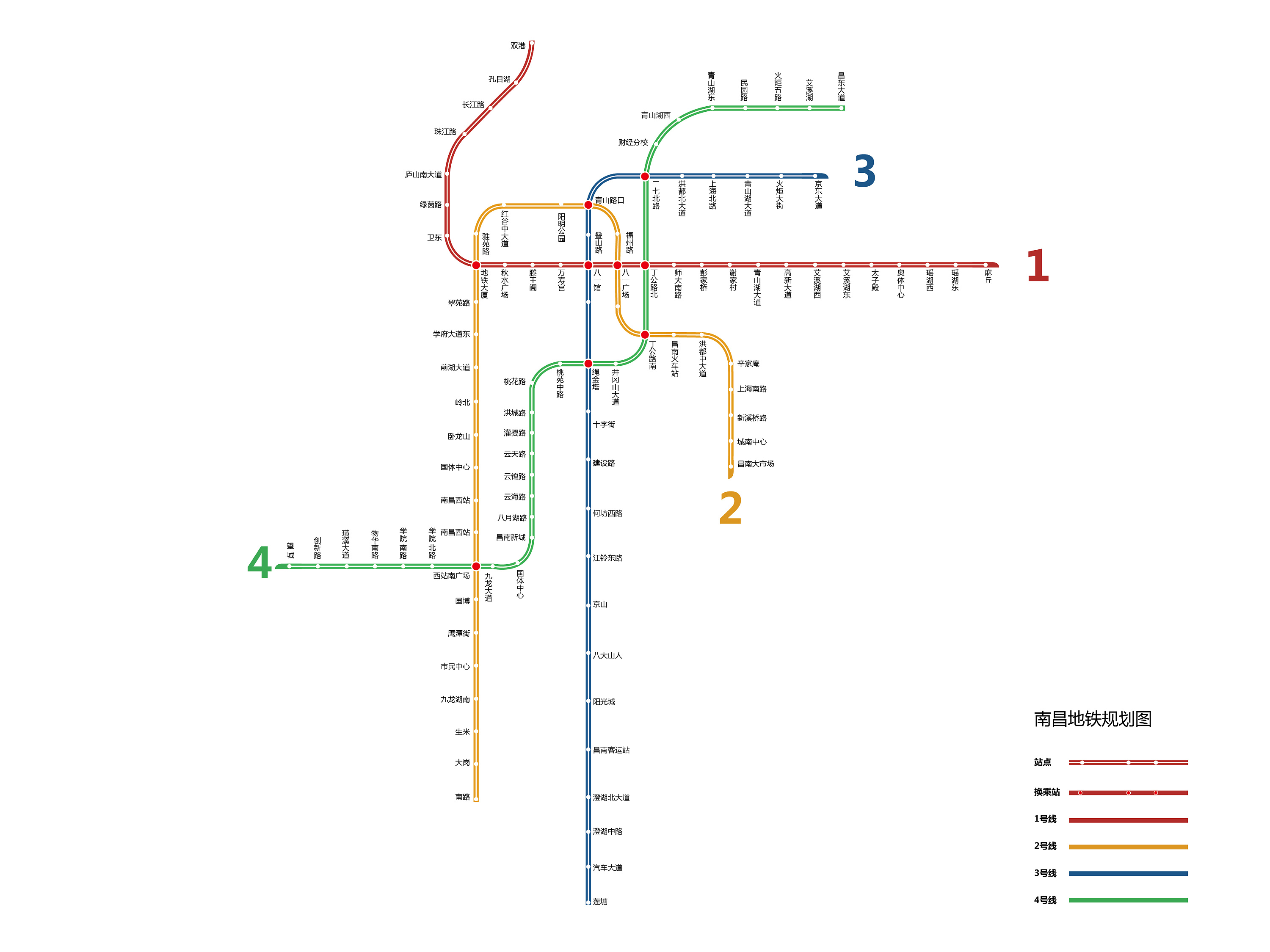 南昌地铁规划图（5号地铁环线示意图）-优刊号