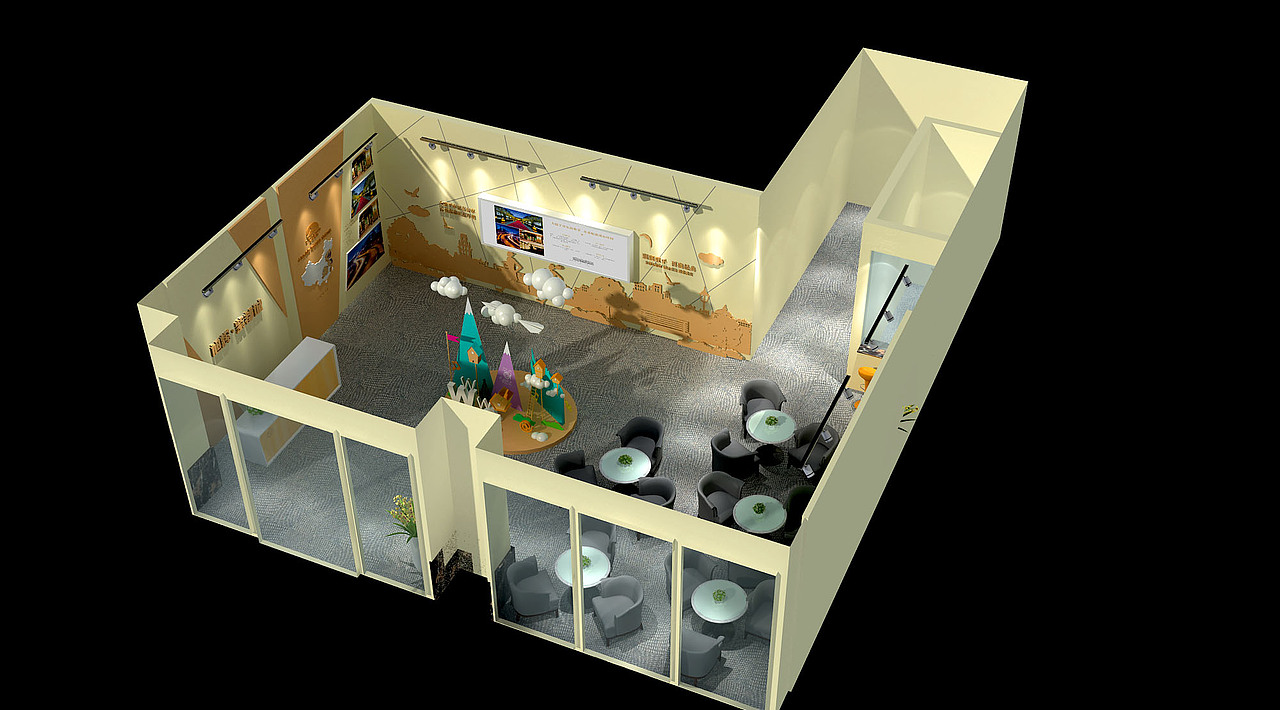 旭辉南郡展场（图ZNzcyMjI1ODQ=） - 建筑/空间 - 站酷设计师伞人原创素材 - 站酷ZCOOL