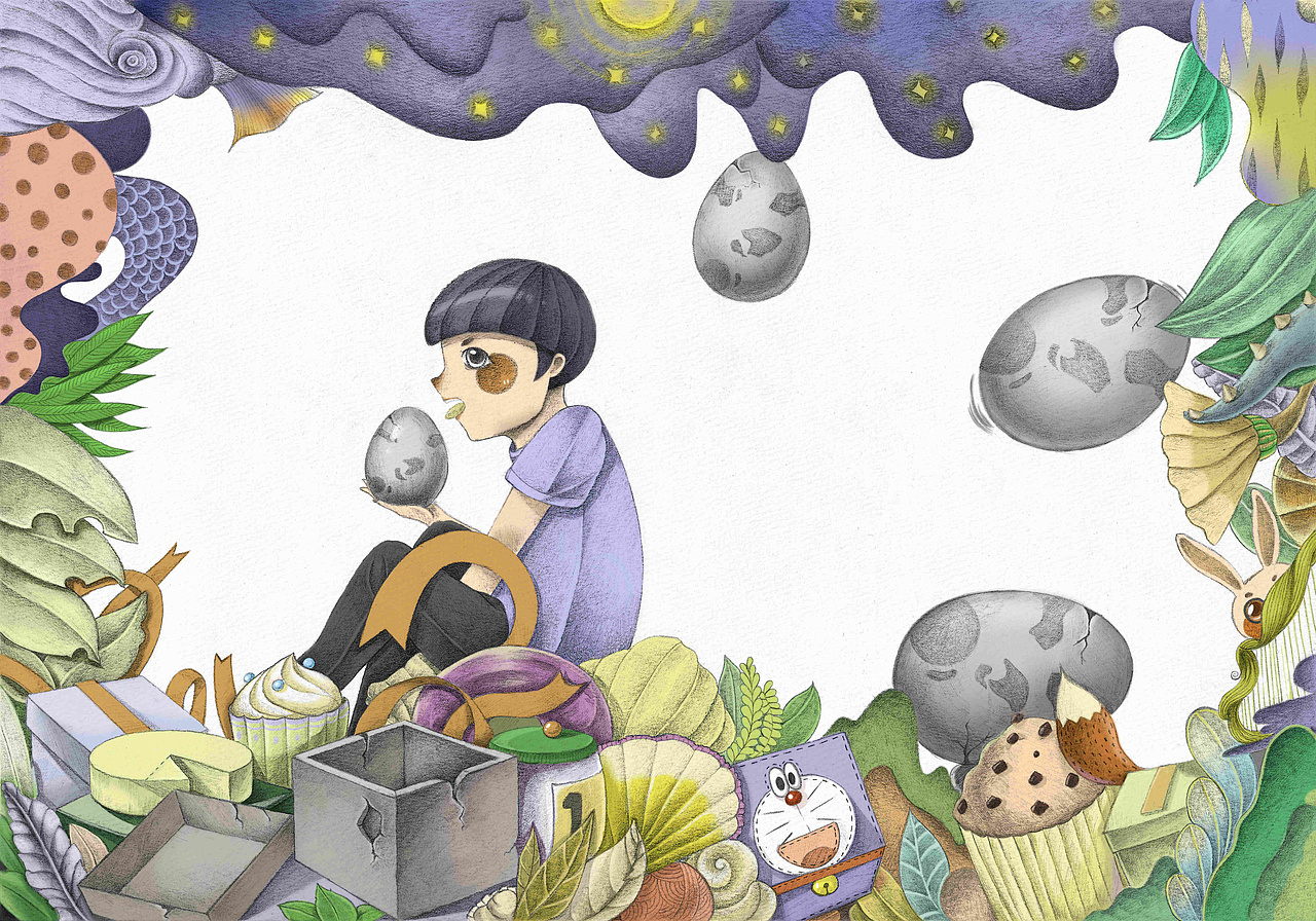 《你好》儿童立体绘本 华南农业大学珠江学院 陈森记 #青春答卷2016#（图ZNDk0MDcwNjg=） - 儿童插画 - 站酷设计师sen先森原创素材 - 站酷ZCOOL