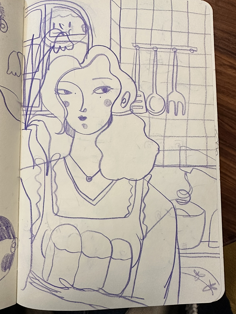 口罩前后的生活（图ZMzI2MjMxOTg4） - 艺术插画 - 站酷设计师肉拉牌NORA原创素材 - 站酷ZCOOL