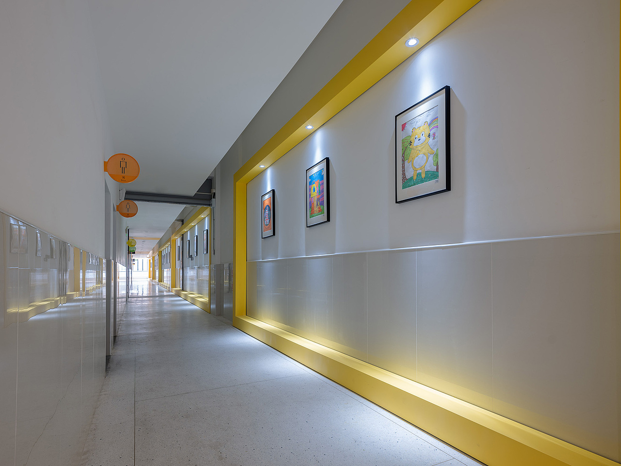 佛山梅沙双语学校「科技长廊&艺术长廊」施工执行落地_cbd设计-站酷zc