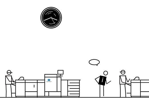 快印机器人动画