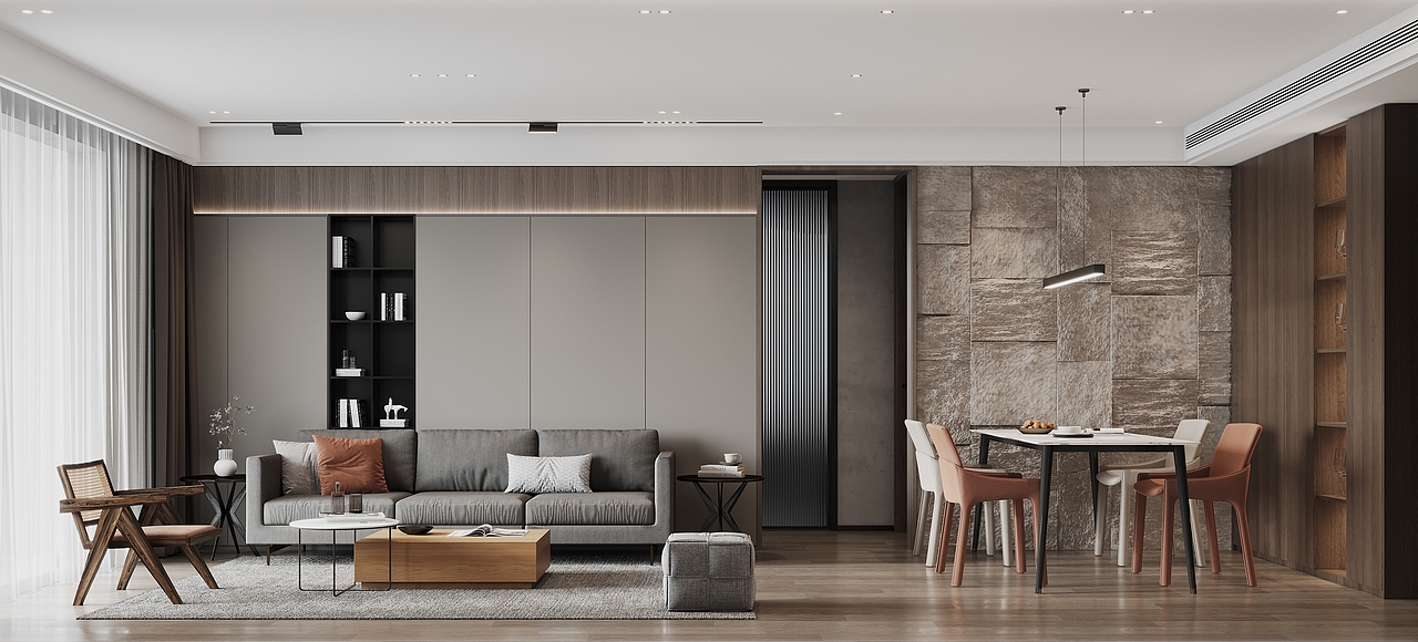 华侨城原岸（图ZMjY0ODQzMDc2） - 家装设计 - 站酷设计师青芒空间表现原创素材 - 站酷ZCOOL