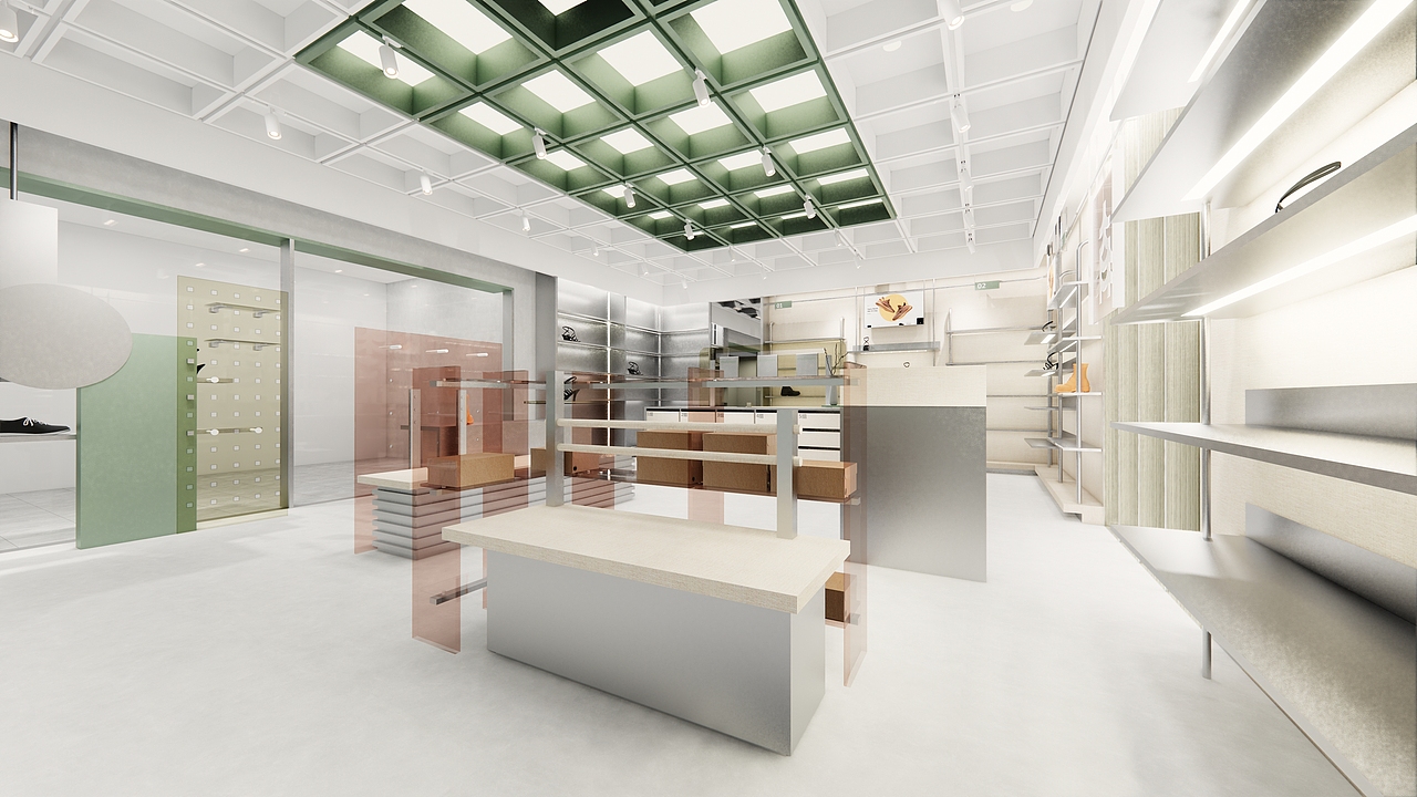 木林森旗下「小森」潮流鞋店（图ZMjc4MDUxNjE2） - 商业空间设计 - 站酷设计师HLKai原创素材 - 站酷ZCOOL