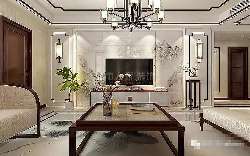 上城国际 139㎡ 新中式,隐于寂静 没于尘埃!