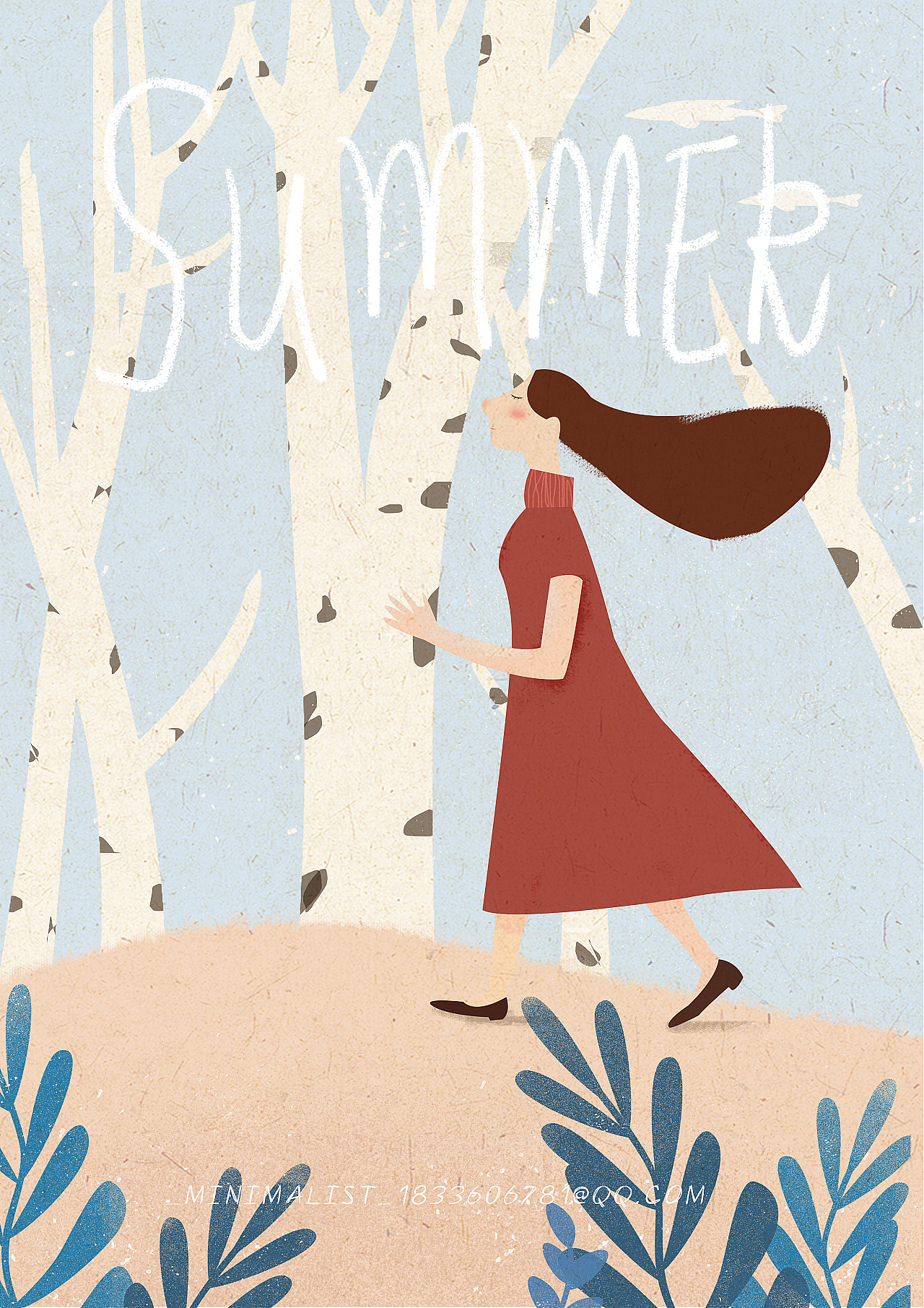 七月（圖ZMTQyMDQ0NTcy） - 創(chuàng)作習(xí)作 - 站酷設(shè)計師MengYu不困原創(chuàng)素材 - 站酷ZCOOL