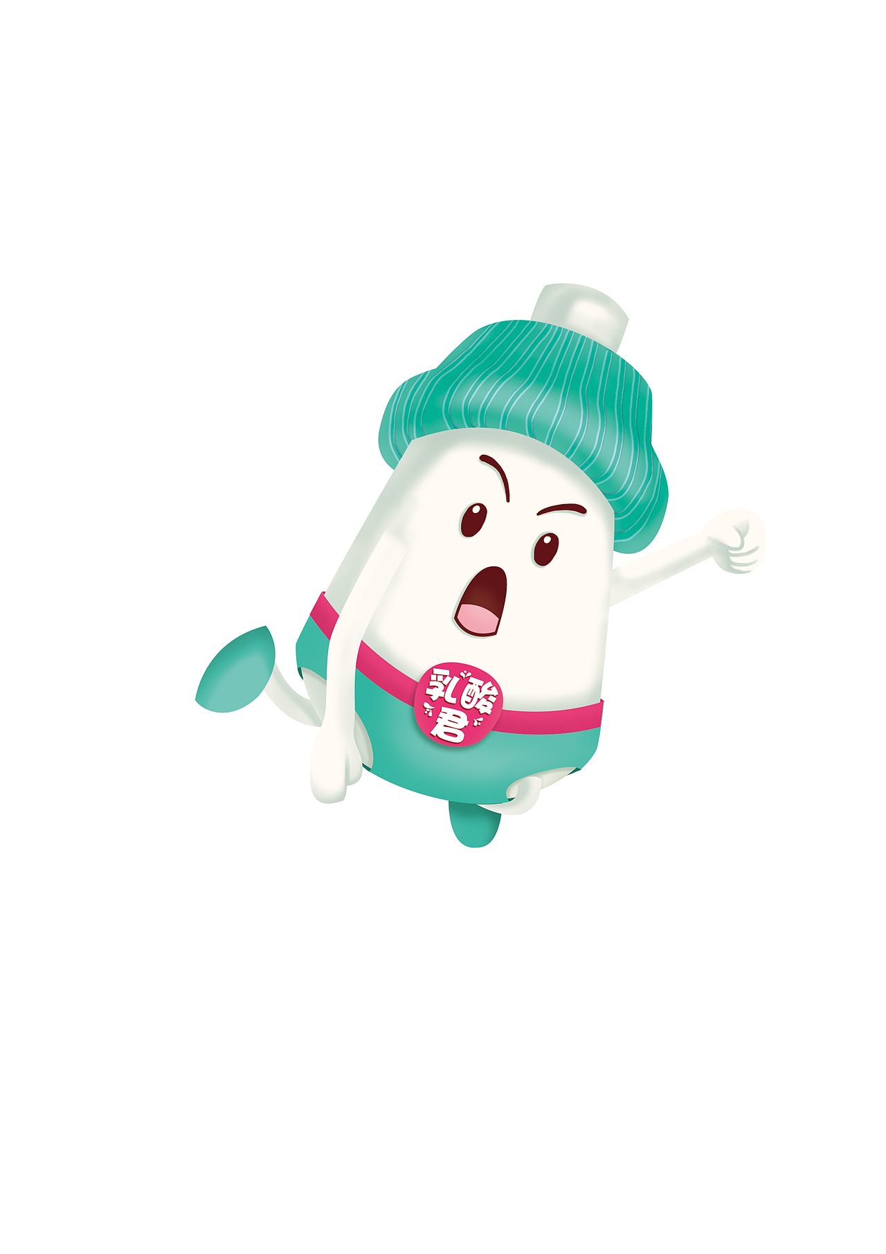 乳酸菌卡通形象设计