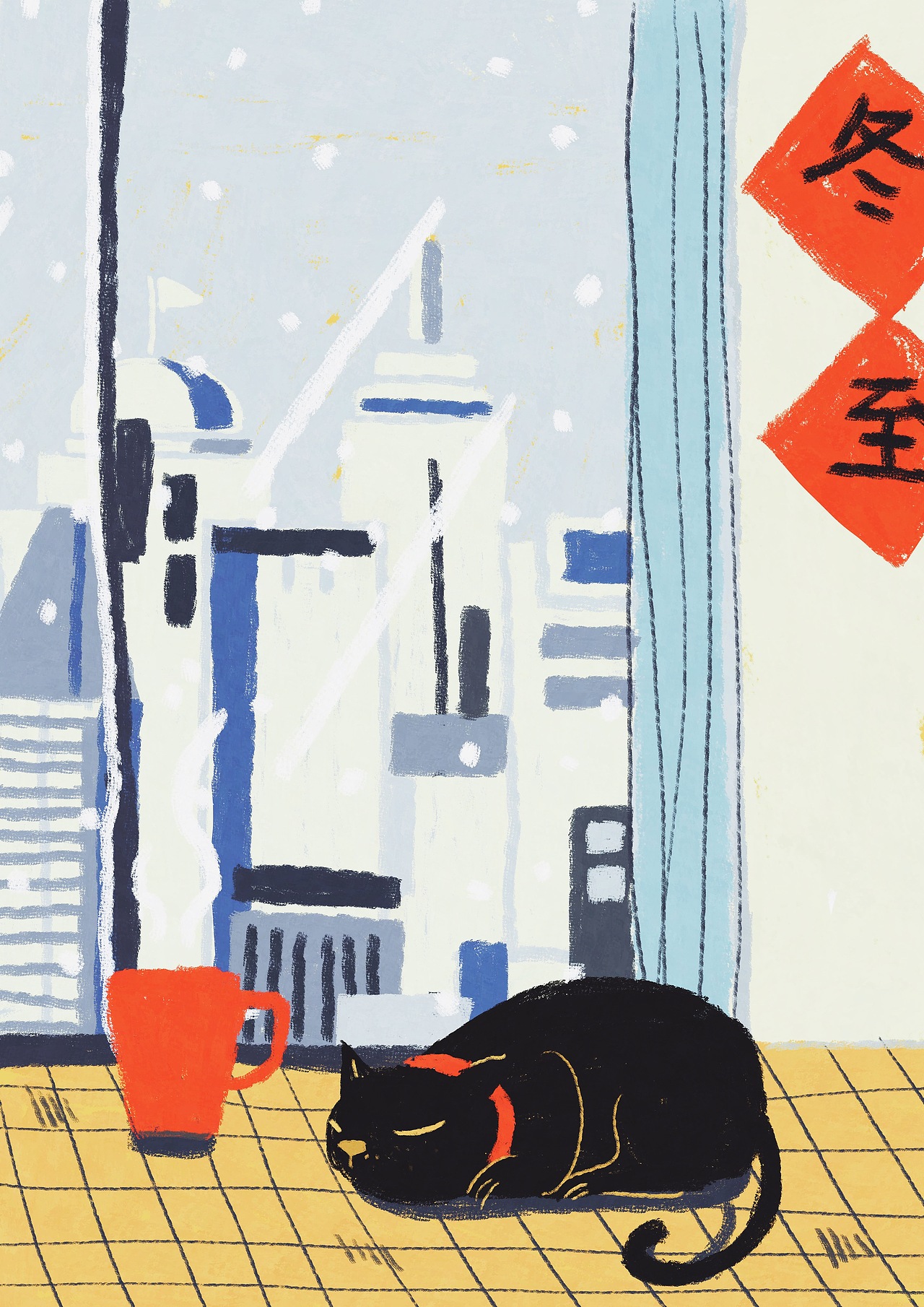 二十四节气插画（图ZMTMwNjYwNDE2） - 创作习作 - 站酷设计师粒粒巫原创素材 - 站酷ZCOOL