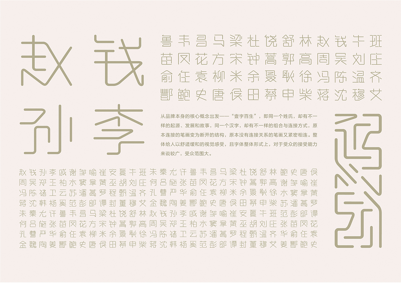 “壹字百生”文化创意馆品牌设计