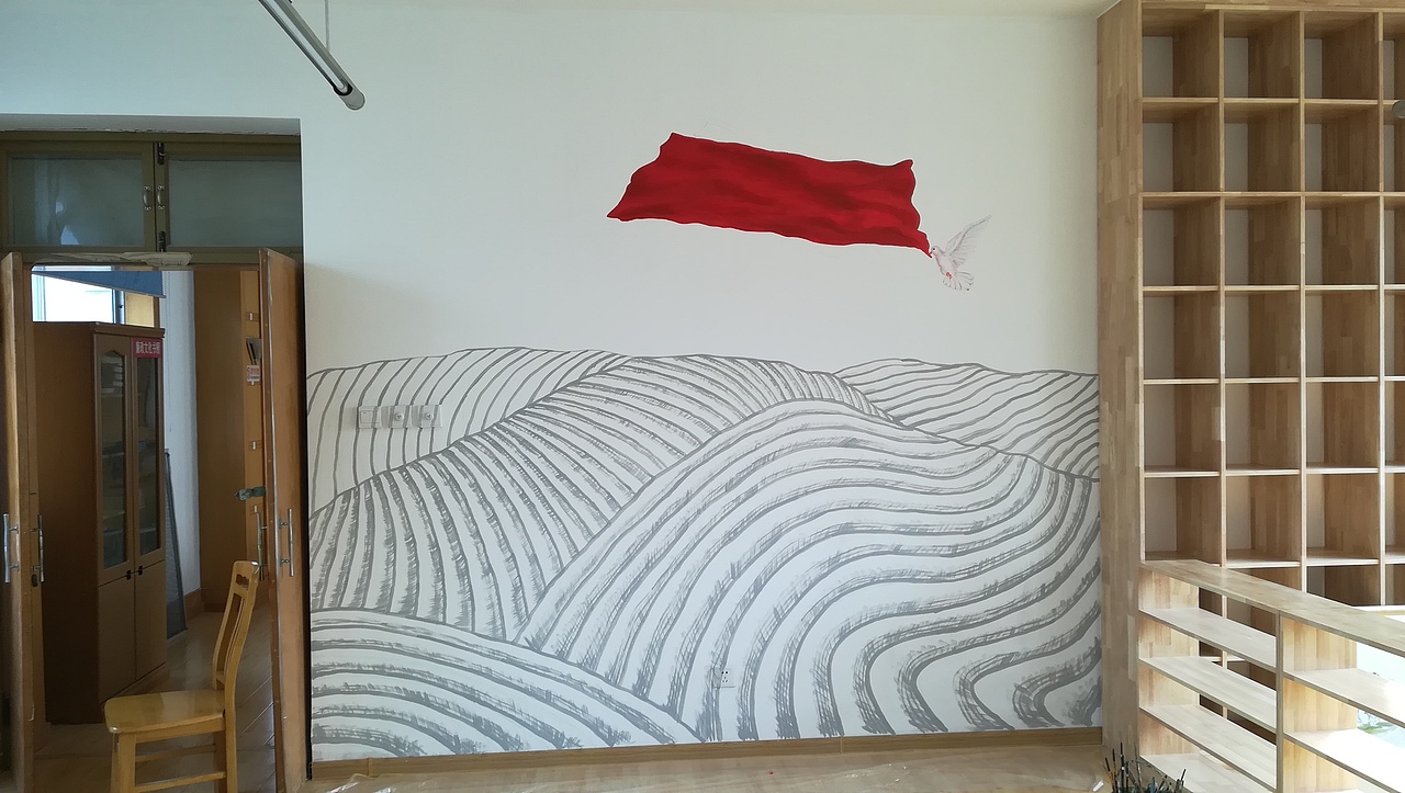 日照农村文化墙，壁画，手绘墙，幼儿园彩绘，墙体彩绘（图ZMTk1NjUzNzEy） - 新锐潮流插画 - 站酷设计师聚精绘神壁画原创素材 - 站酷ZCOOL