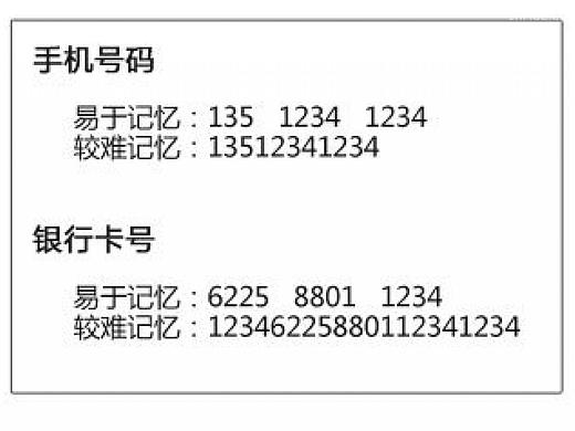 交互设计七大原则之——7±2法则 (转载学习使用)