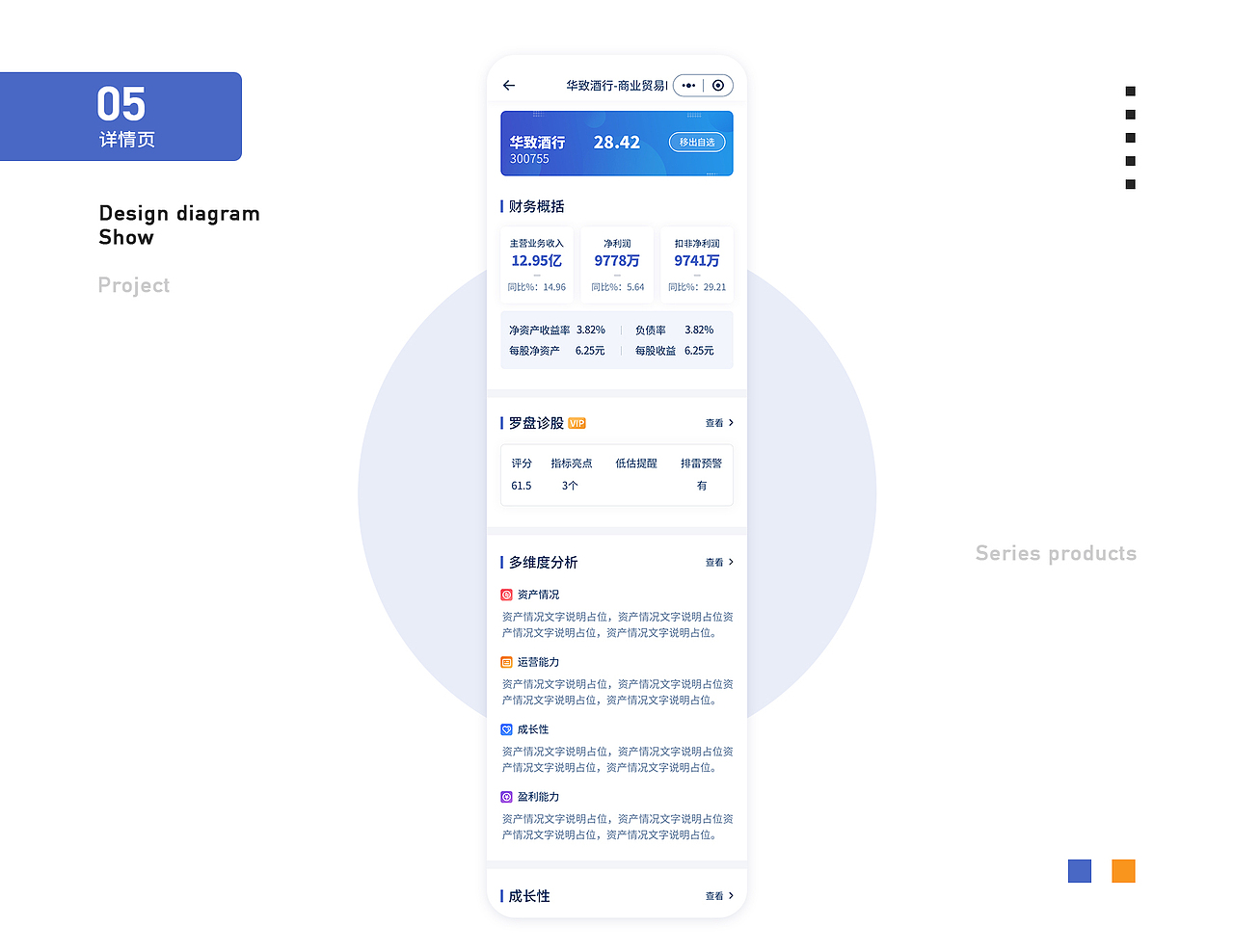 股票小程序（图ZMjI5MDAzNjE2） - APP界面 - 站酷设计师蒲小胖001原创素材 - 站酷ZCOOL