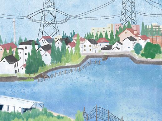 河流的对岸（个人主页-ZNTMwNDIzNjg=） - 创作习作 - 站酷设计师莲大喵原创素材 - 站酷ZCOOL