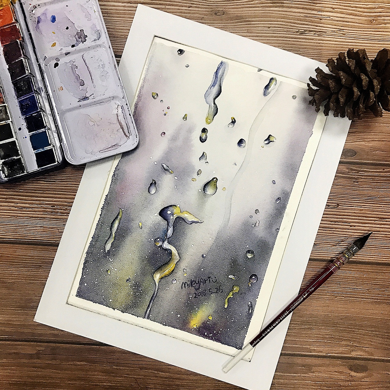 2018第一次尝试水彩画（图ZMjE1ODM0MzY0） - 绘画 - 站酷设计师MileyAri肉丸子原创素材 - 站酷ZCOOL