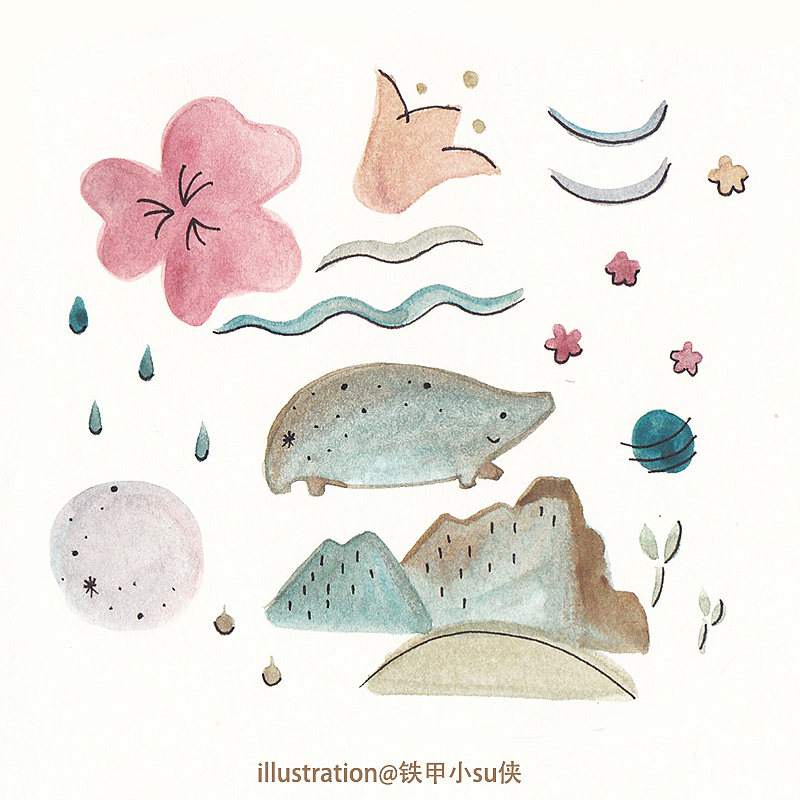 小貘系列创作 - 旅程（图ZOTYwMTMxMDA=） - 艺术插画 - 站酷设计师铁甲小su侠_原创素材 - 站酷ZCOOL